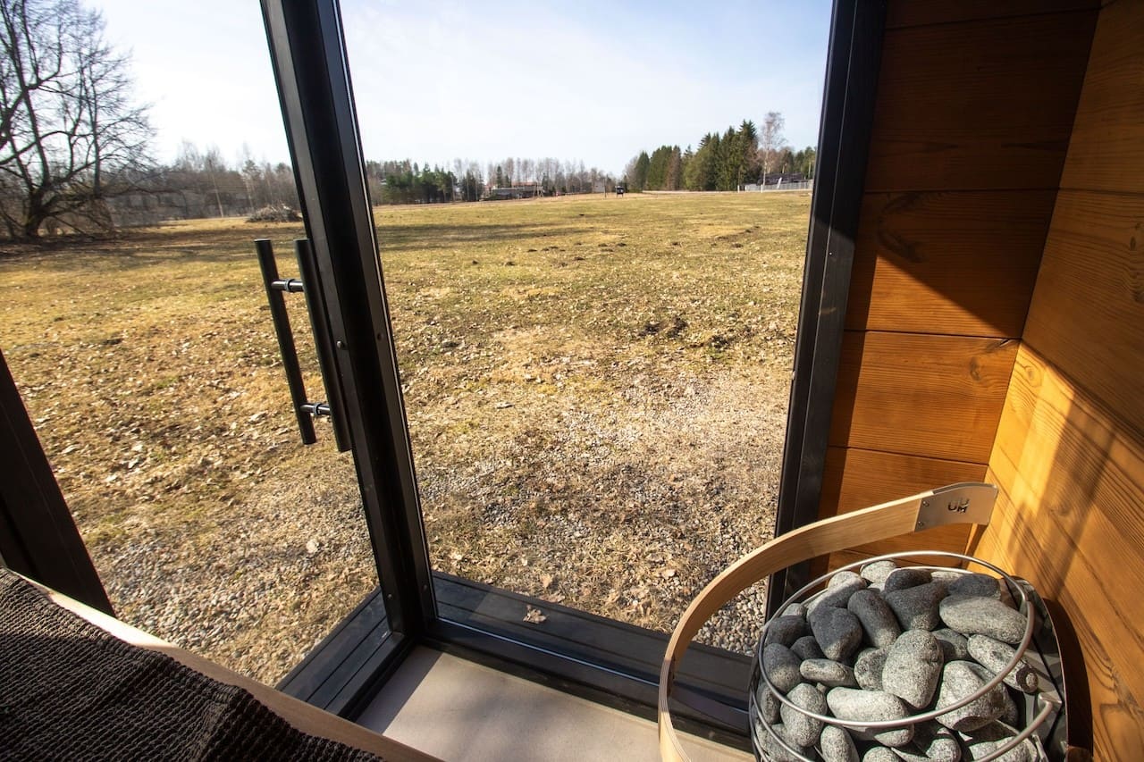 Saunasell Primo Mini 2 Person Outdoor Sauna - Heracles Wellness