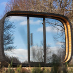 Saunasell Round Cube Relax Outdoor Sauna 6 Person - Heracles Wellness