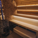 Saunasell Round Cube Single Outdoor Sauna 8 Person - Heracles Wellness