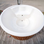 Viking Industrier Wood Burning 6 Person Hot Tub with Integrated Heater - Heracles Wellness