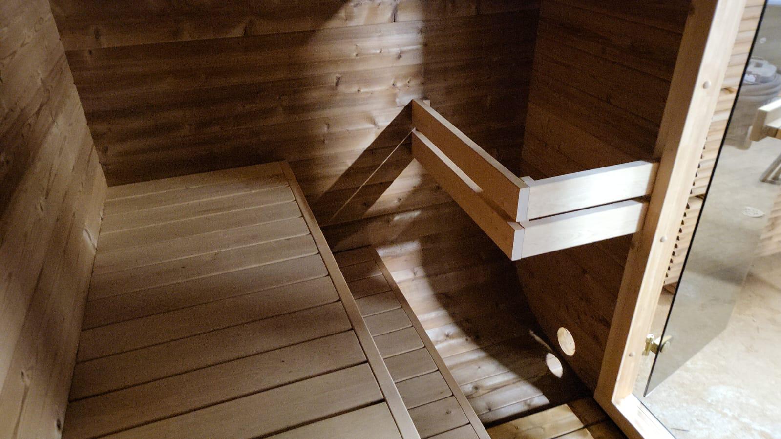 Camilla Traditional Outdoor Sauna 2-3 Person - Heracles Wellness