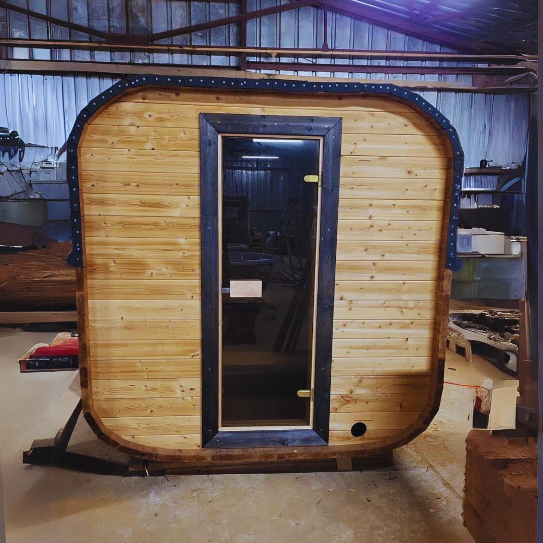 Camilla Traditional Outdoor Sauna 2-3 Person - Heracles Wellness