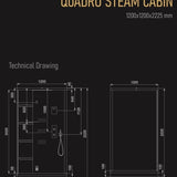 Jaquar Artize Quadro Steam and Shower Cabin - Heracles Wellness