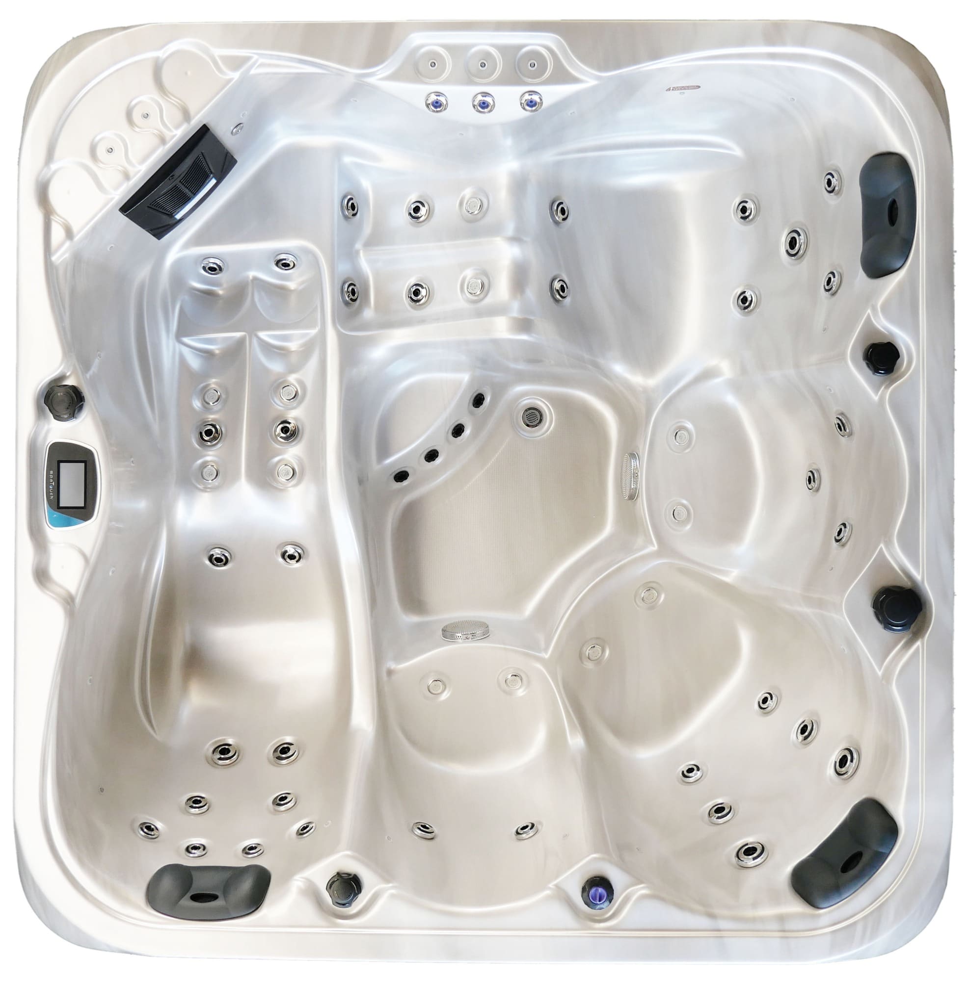 Jaquar Breva Hot Tub Spa 5 Seater Plan View