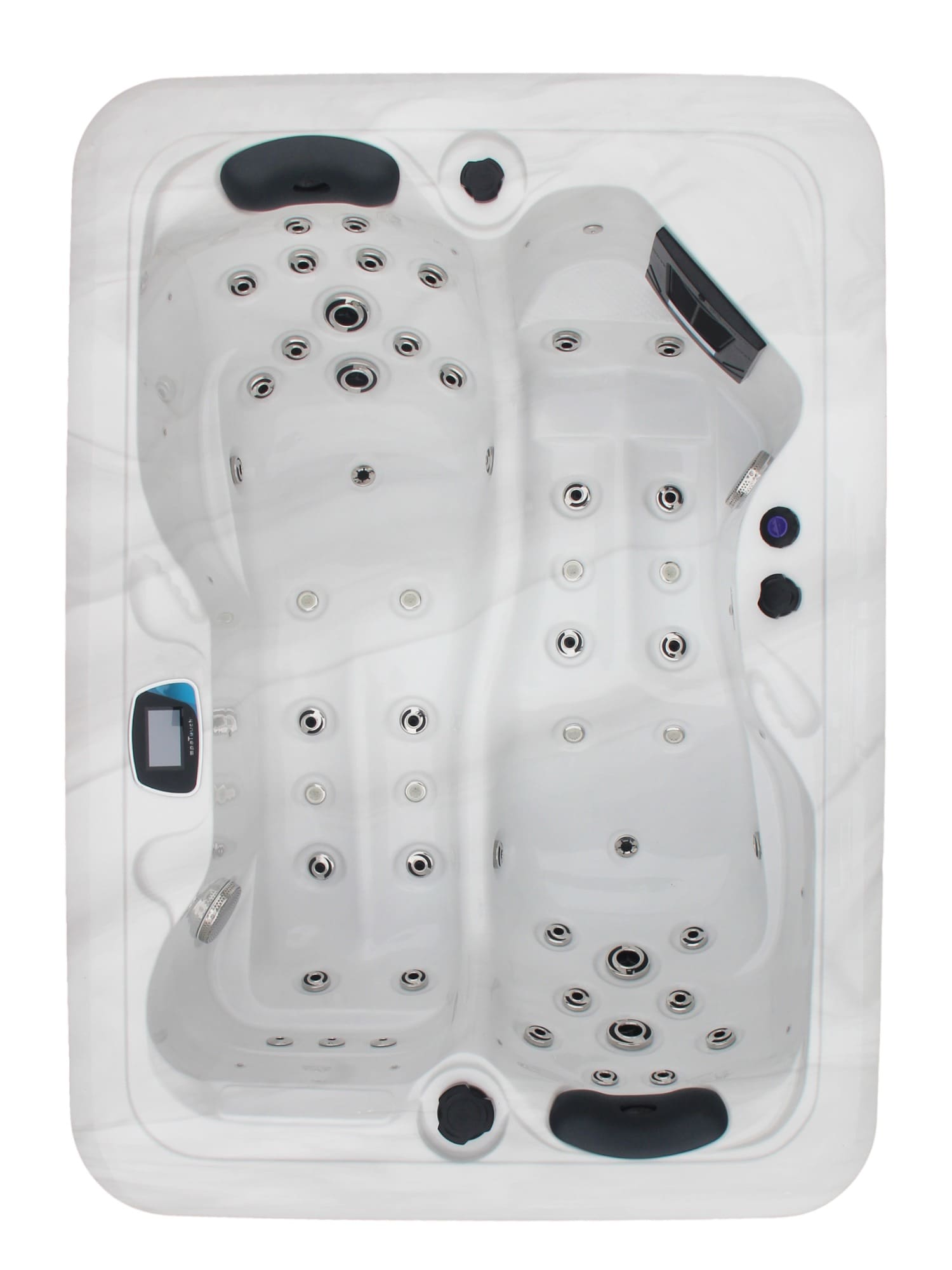 Jaquar Nuovo Hot Tub Spa 2 Seater Plan View