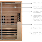 Jaquar Paire Infrared Sauna 2 Seater - Heracles Wellness