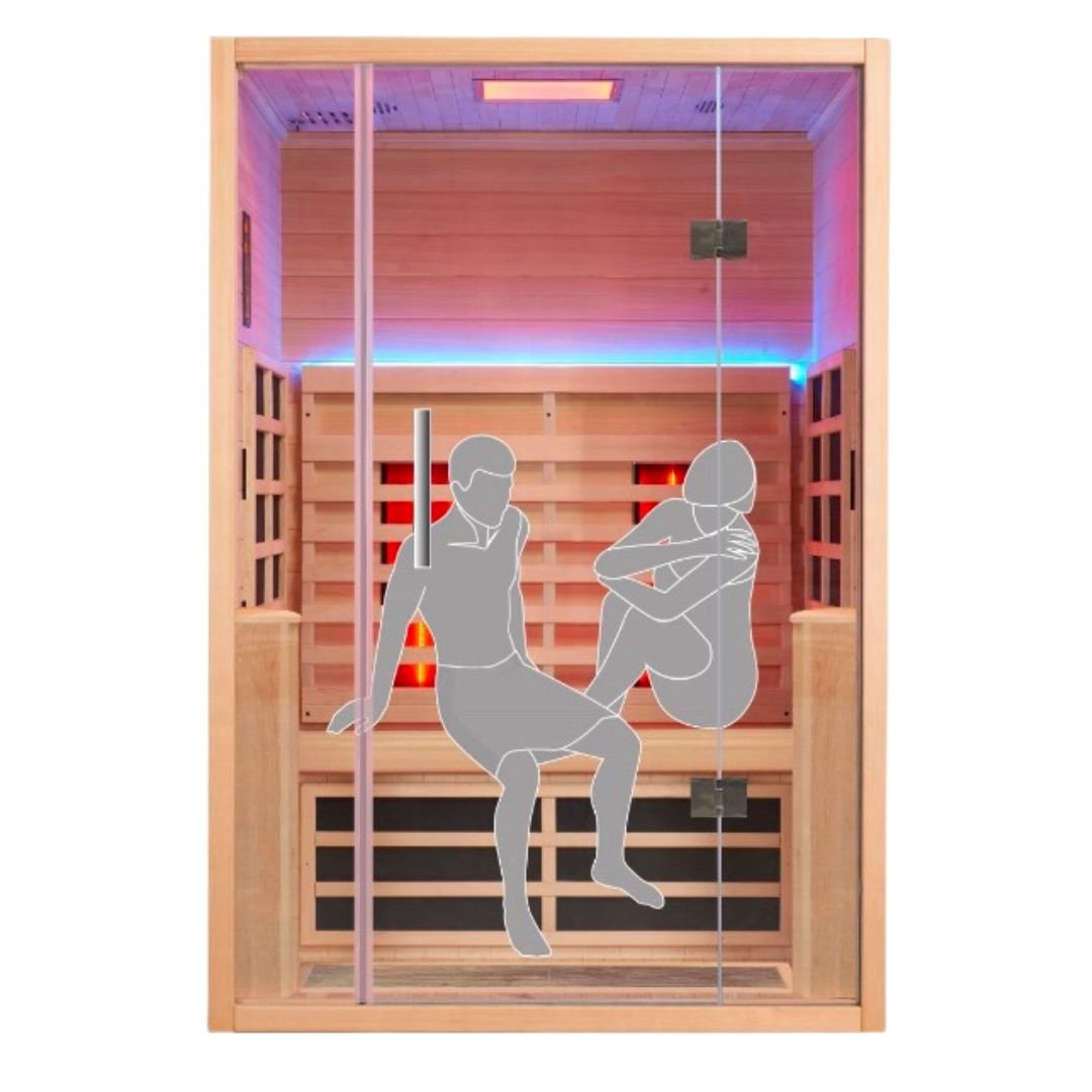 Jaquar Paire Infrared Sauna 2 Seater - Heracles Wellness