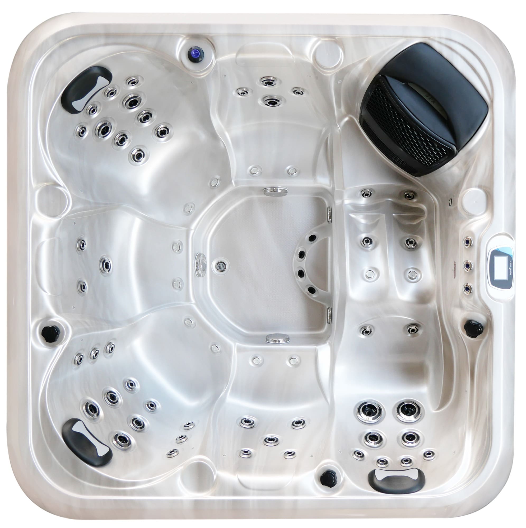 Jaquar Polaris Hot Tub Spa 6 Seater plan view