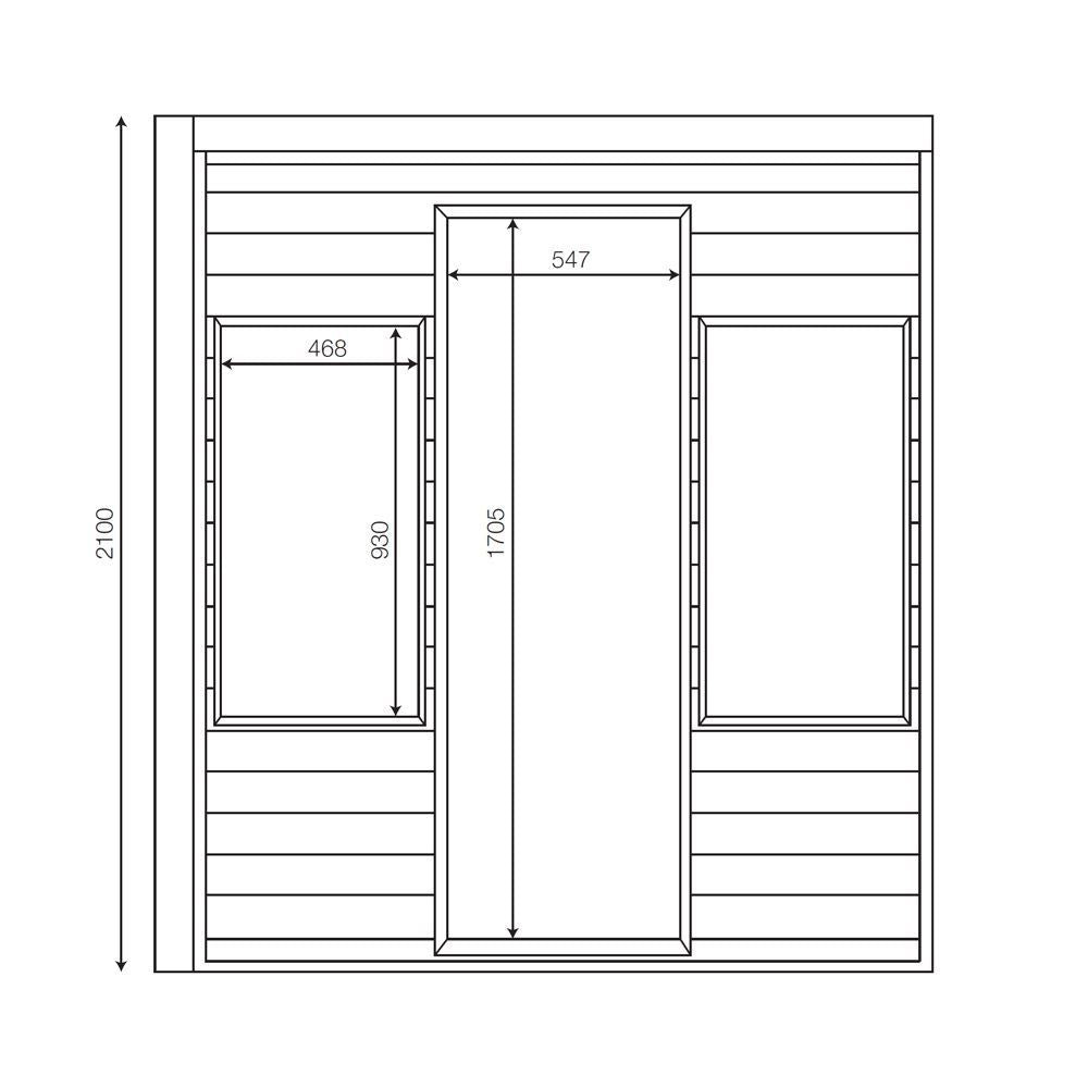 Jaquar Serene Sauna 3-4 Seater - Heracles Wellness