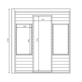 Jaquar Serene Sauna 3-4 Seater - Heracles Wellness