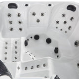 Orca Leisure Oakboro X 5 Person Hot Tub inside