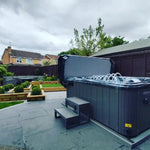 Orca Leisure Starboro X 5 Person Hot Tub in garden