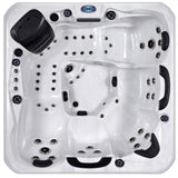 Platinum Spas Rhodes 5 Person Hot Tub Sterling Silver Plan View