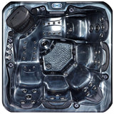 Platinum Spas Rhodes 5 Person Hot Tub Midnight Canyon plan view