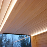 Viking Industrier Luna Outdoor Sauna With Changing Room roof