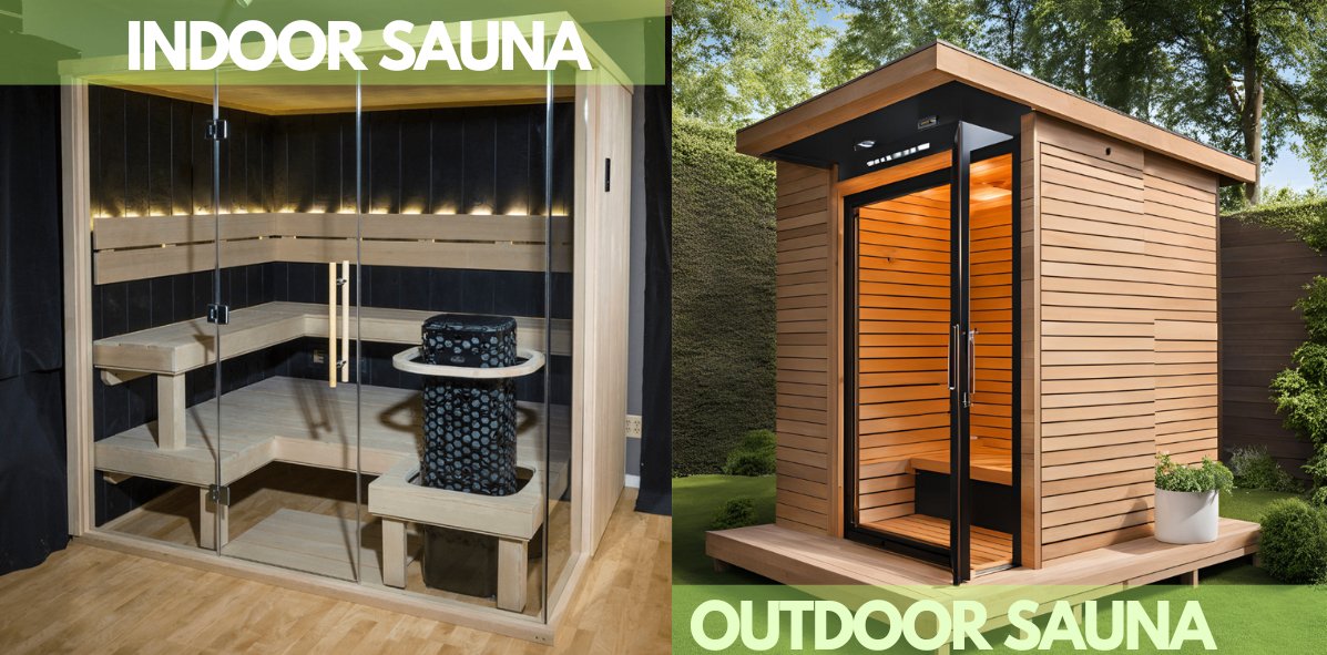 Indoor vs Outdoor Sauna: Which One is Right for You? - Heracles Wellness