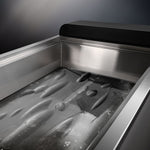 Square side view of the Icefall ice bath showing the full cold plunge unit for collection page display.