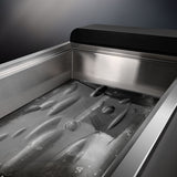 Square side view of the Icefall ice bath showing the full cold plunge unit for collection page display.