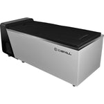 Side angle of the full Icefall 0°C ice bath showing the integrated stainless body and compact cold plunge design.