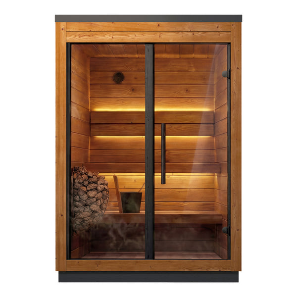 Leil® Aris Mini 2-3 Person Outdoor Sauna