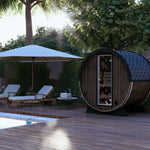 Camilla Barrel Outdoor Sauna Complete Kit 2 - 3 Person - Heracles Wellness