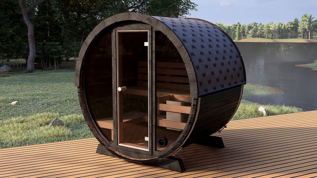 Camilla Barrel Sauna 2 - 3 Person - Heracles Wellness