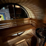 Camilla Barrel Sauna 2 - 3 Person - Heracles Wellness