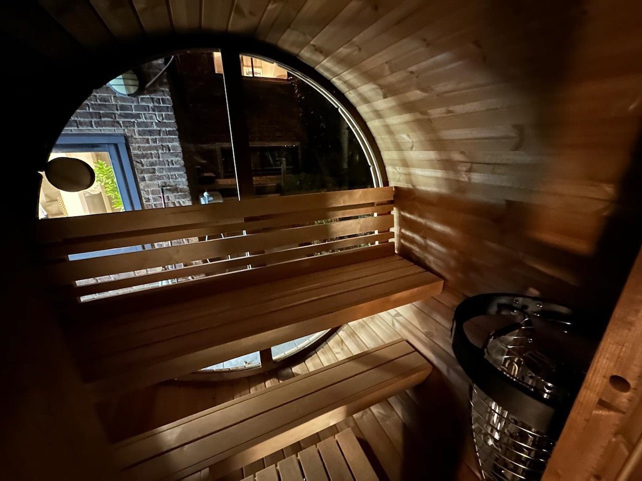 Camilla Barrel Sauna 2 - 3 Person - Heracles Wellness