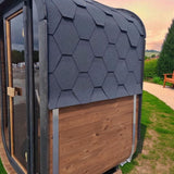 Camilla Compact Traditional Outdoor Sauna 1 - 2 Person - Heracles Wellness