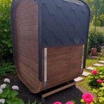 Camilla Compact Traditional Outdoor Sauna 1 - 2 Person - Heracles Wellness