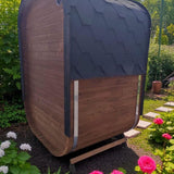 Camilla Compact Traditional Outdoor Sauna 1 - 2 Person - Heracles Wellness