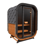 Camilla Compact Traditional Outdoor Sauna 1-2 Person - Heracles Wellness