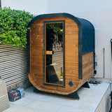 Camilla Compact Traditional Outdoor Sauna Kit 1-2 Person - Heracles Wellness