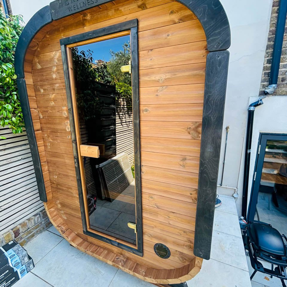Camilla Compact Traditional Outdoor Sauna Kit 1-2 Person - Heracles Wellness
