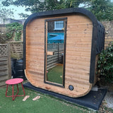 Camilla Mini Traditional Outdoor Sauna 2 Person - Heracles Wellness