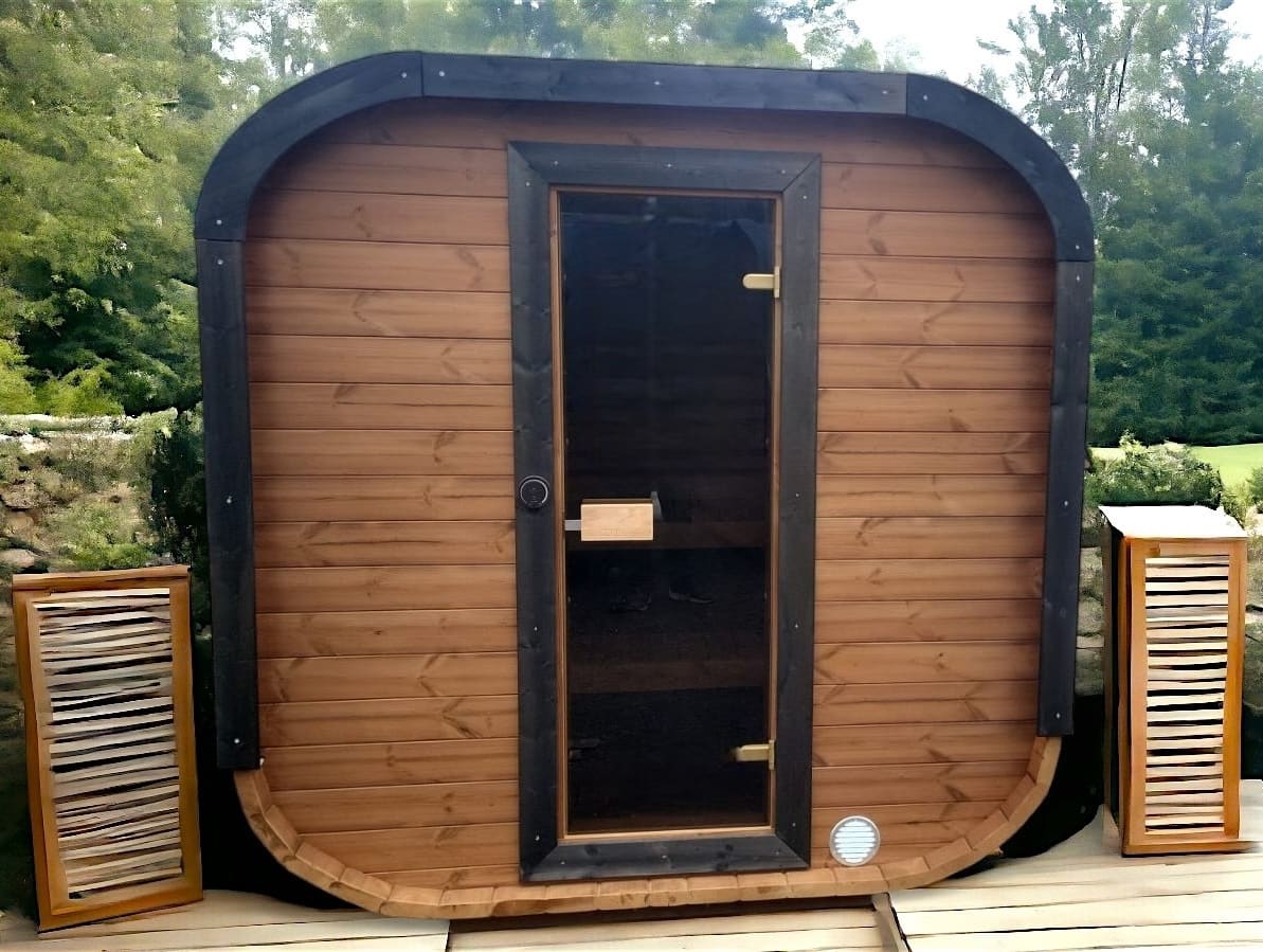 Camilla Traditional Outdoor Sauna 2-3 Person - Heracles Wellness