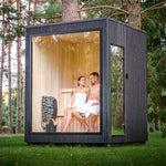 Celsium Jonas Classic 4 Person Outdoor Sauna - Heracles Wellness