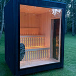 Celsium Jonas Classic 4 Person Outdoor Sauna - Heracles Wellness