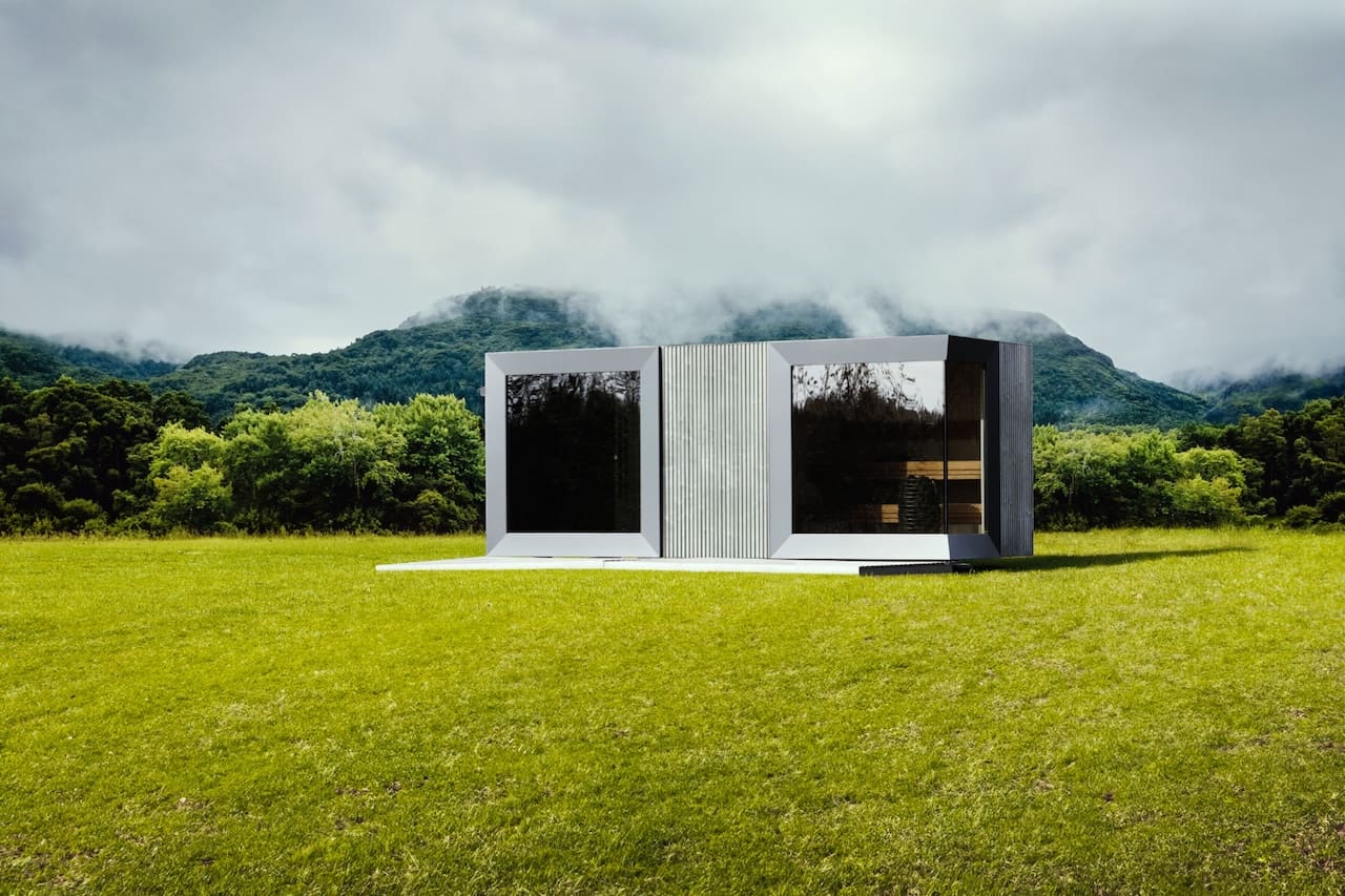 Genevas St Moritz 5 Person Outdoor Sauna with Shower Room - Heracles Wellness