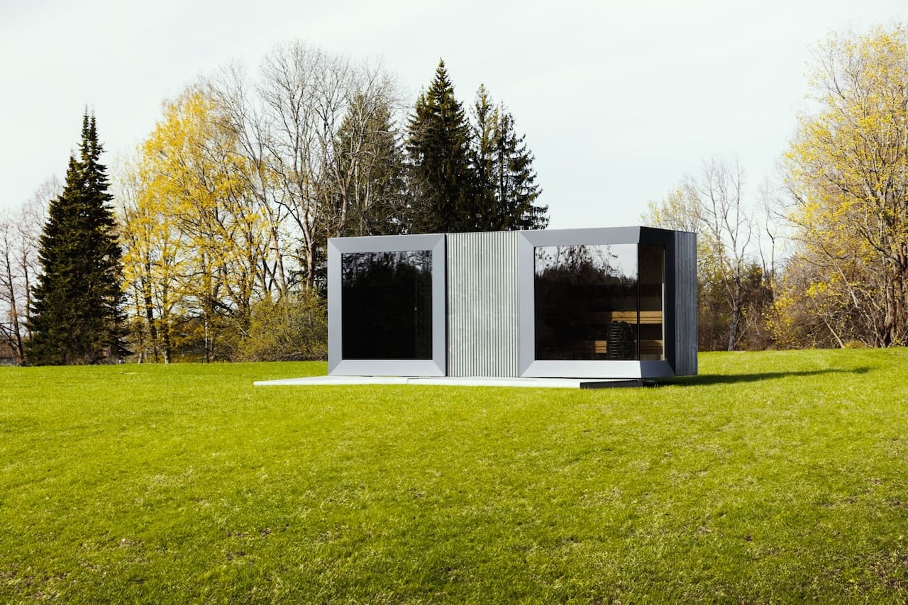 Genevas St Moritz 5 Person Outdoor Sauna with Shower Room - Heracles Wellness