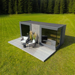 Genevas St Moritz 5 Person Outdoor Sauna with Shower Room - Heracles Wellness
