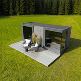 Genevas St Moritz 5 Person Outdoor Sauna with Shower Room - Heracles Wellness