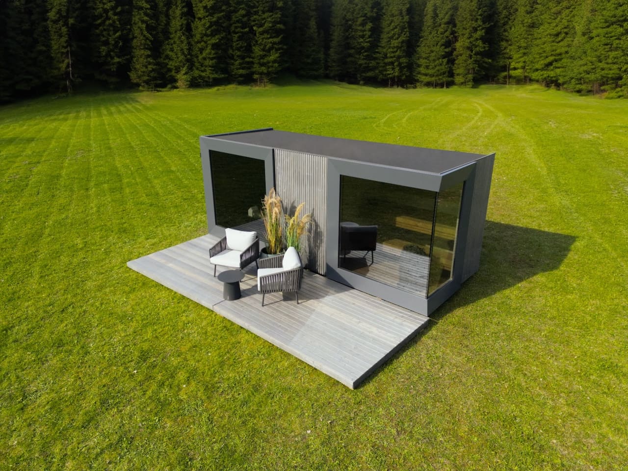 Genevas St Moritz 5 Person Outdoor Sauna with Shower Room - Heracles Wellness