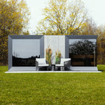 Genevas St Moritz 5 Person Outdoor Sauna with Shower Room - Heracles Wellness