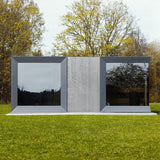 Genevas St Moritz 5 Person Outdoor Sauna with Shower Room - Heracles Wellness