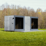 Genevas St Moritz 5 Person Outdoor Sauna with Shower Room - Heracles Wellness
