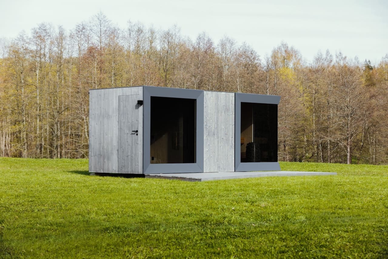 Genevas St Moritz 5 Person Outdoor Sauna with Shower Room - Heracles Wellness