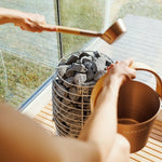 Genevas St Moritz 5 Person Outdoor Sauna with Shower Room - Heracles Wellness