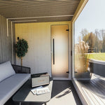 Genevas St Moritz 5 Person Outdoor Sauna with Shower Room - Heracles Wellness