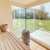 Genevas St Moritz 5 Person Outdoor Sauna with Shower Room - Heracles Wellness